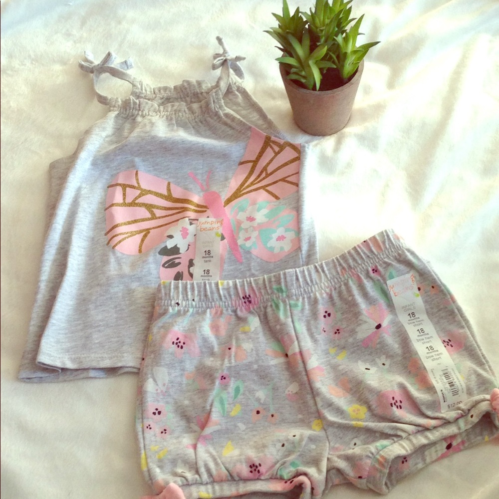 New 18 months set tank top and shorts